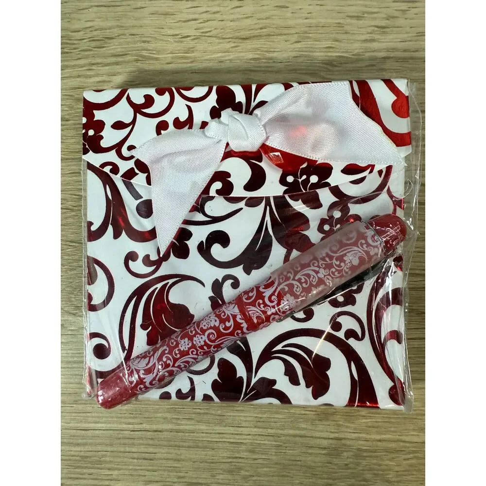 Vintage 2012 Hobby Lobby Sealed Christmas Notepad Pen Gift Set Brother Sister